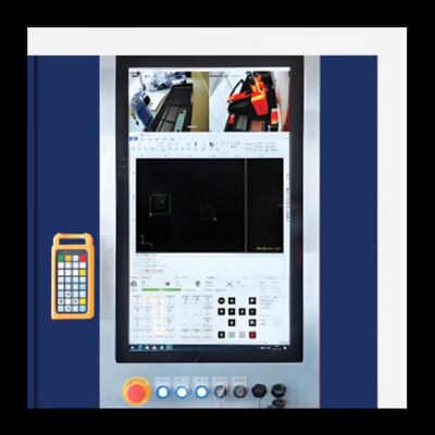 Maschine zum Laserschneiden mit Glasfaser